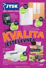 Jysk akční leták Jysk akční leták