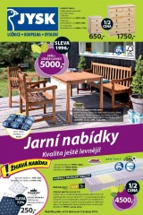 Jysk akční leták Jysk akční leták