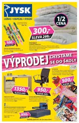 Jysk akční leták Jysk akční leták