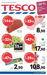 Tesco aktu�ln� let�k