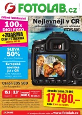 Fotolab akční leták Fotolab akční leták