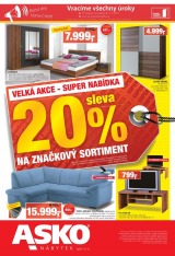 Asko nábytek akční leták Asko nábytek akční leták