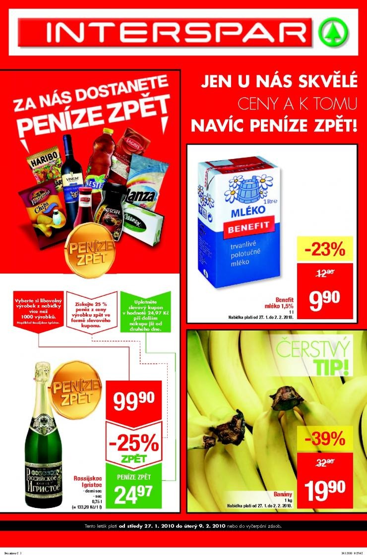 leták Interspar strana 1 leták Interspar strana 1