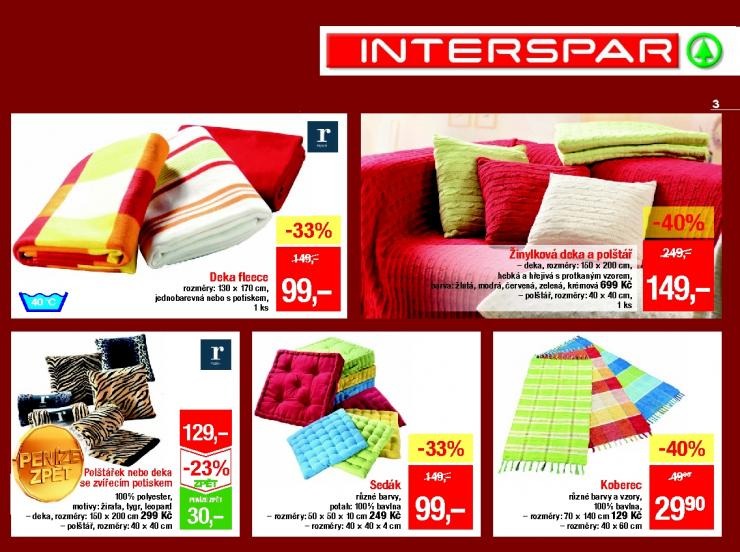 leták Interspar - textil strana 1 leták Interspar - textil strana 1