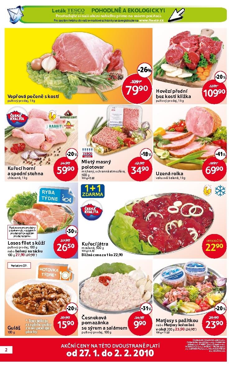 leták Tesco strana 1 leták Tesco strana 1