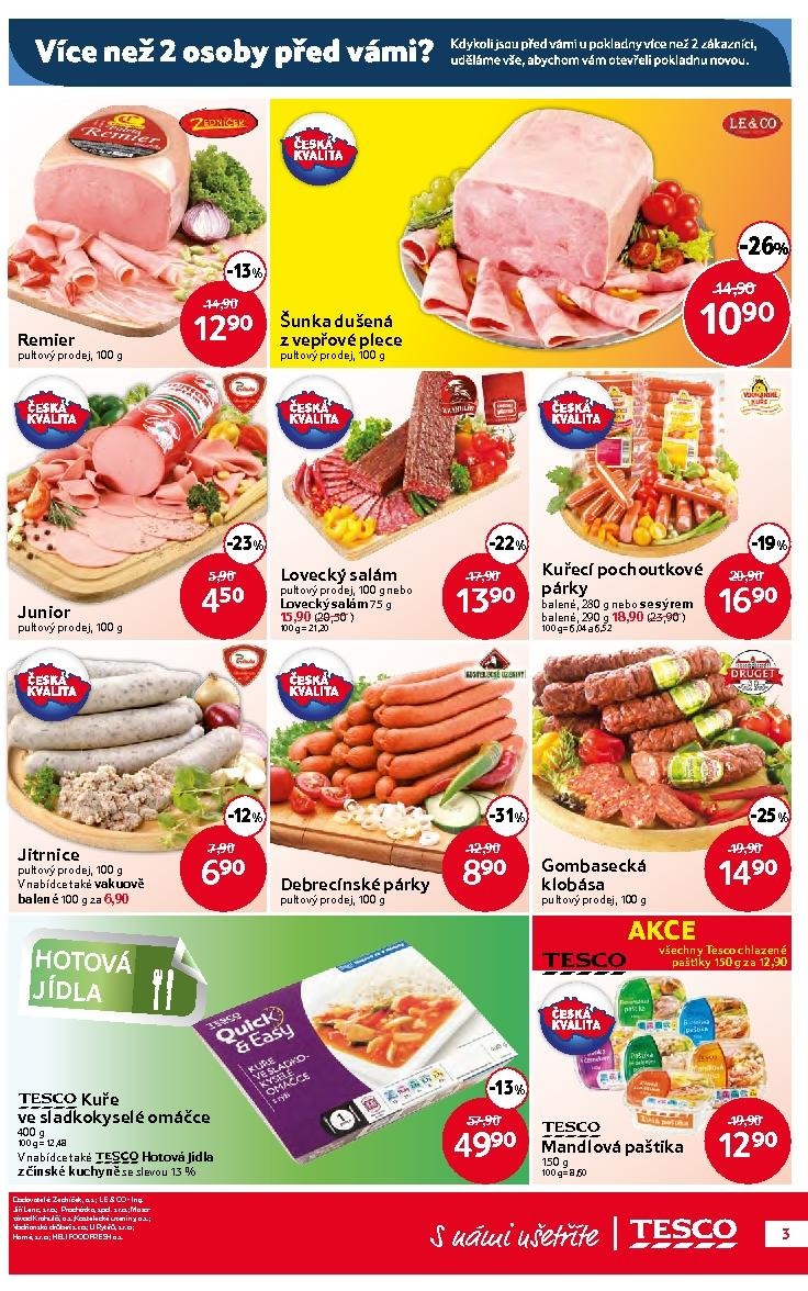 leták Tesco strana 1 leták Tesco strana 1