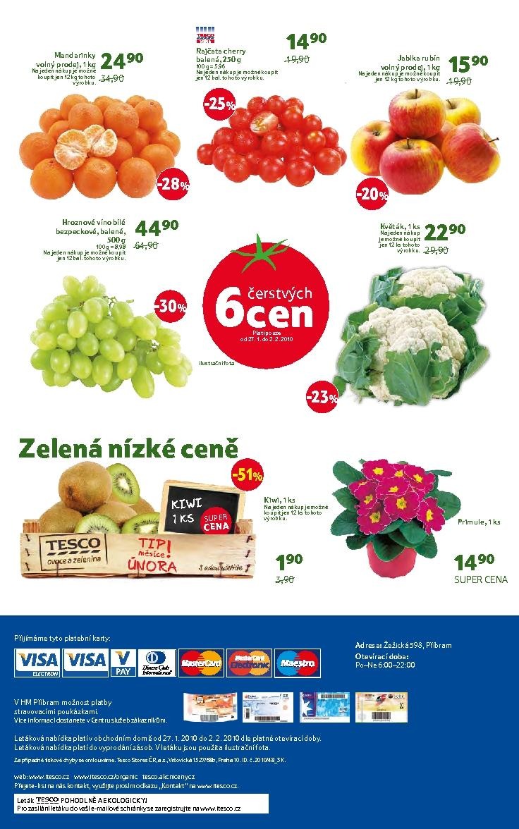 leták Tesco Hypermarket Příbram strana 1 leták Tesco Hypermarket Příbram strana 1
