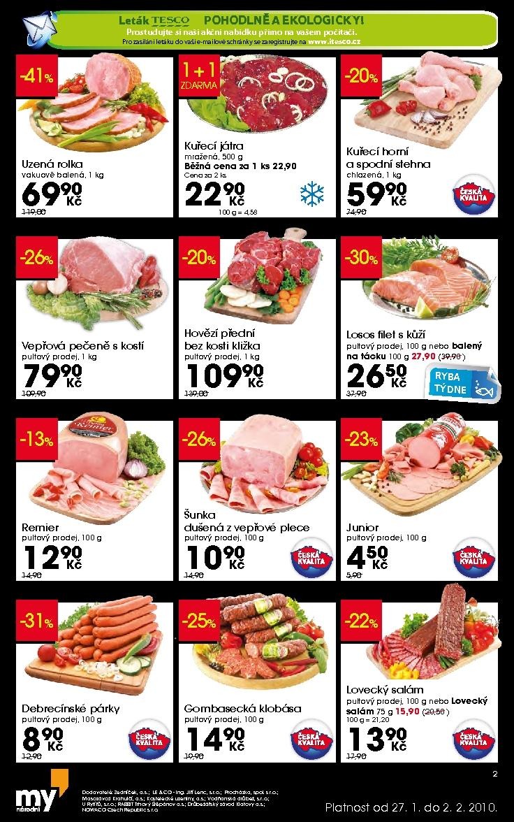 leták Tesco - my Národní strana 1 leták Tesco - my Národní strana 1