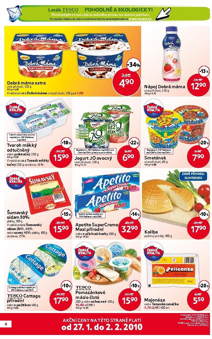 leták Tesco - Akciové ceny strana 1 leták Tesco - Akciové ceny strana 1