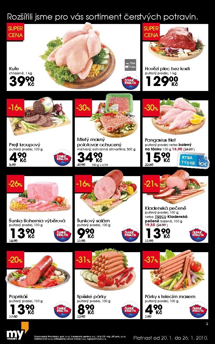 leták Tesco - my Národní strana 1 leták Tesco - my Národní strana 1