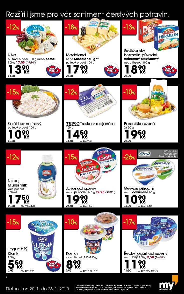 leták Tesco - my Národní strana 1 leták Tesco - my Národní strana 1