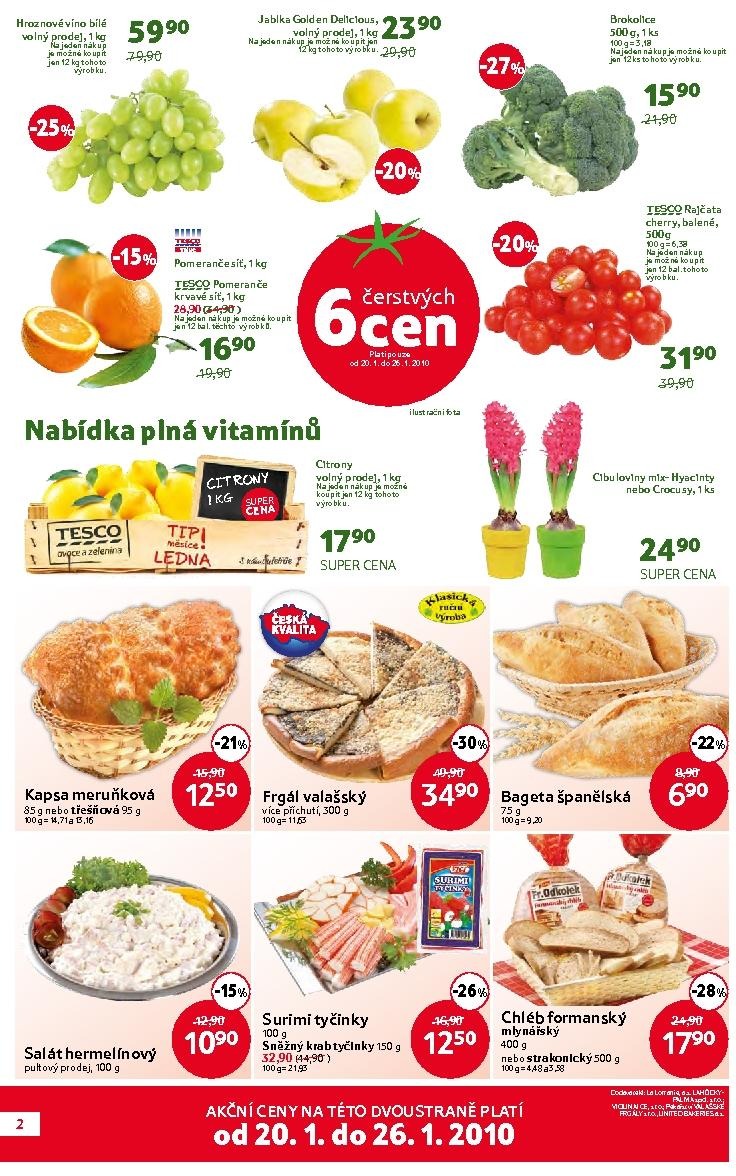 leták Tesco strana 1 leták Tesco strana 1