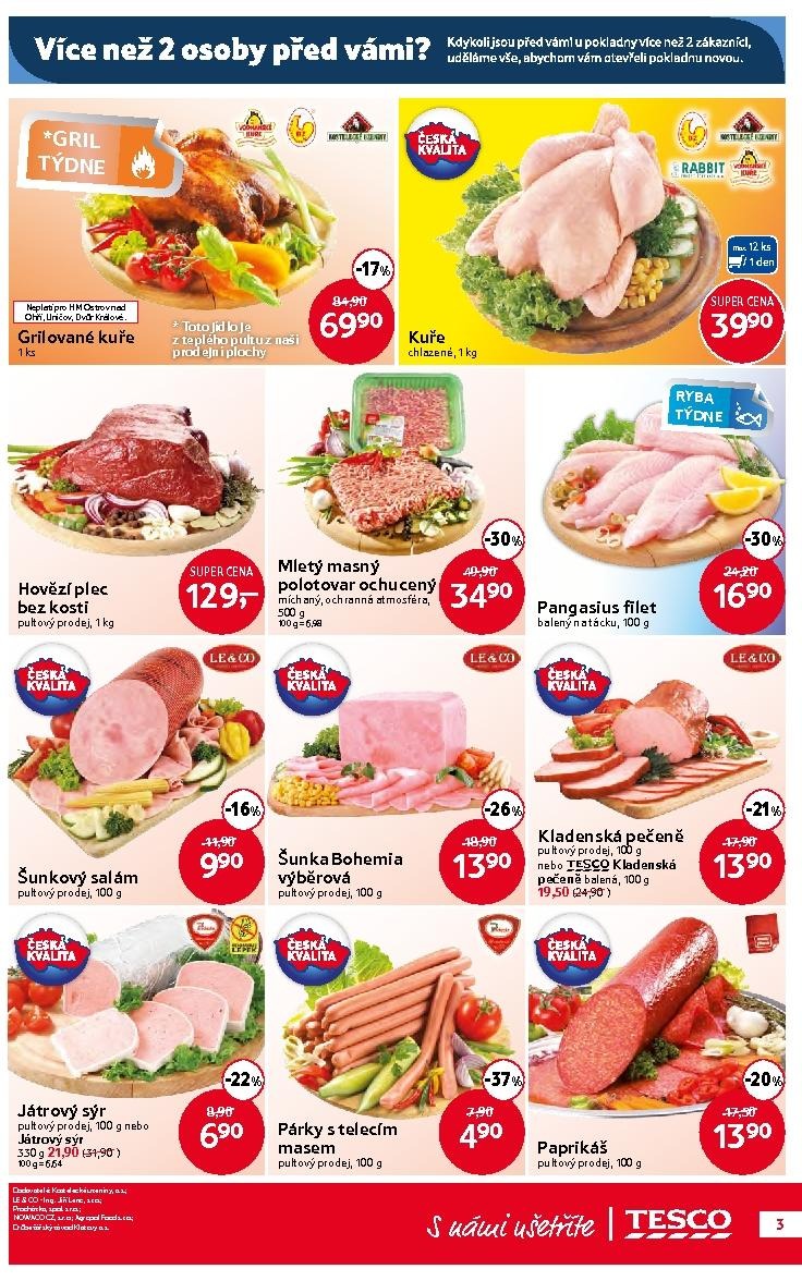 leták Tesco strana 1 leták Tesco strana 1
