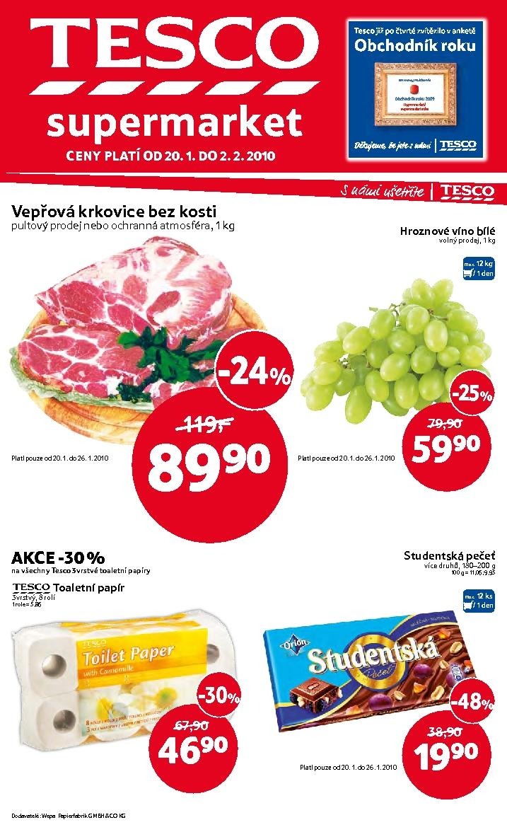 letk Tesco Supermarket strana 1