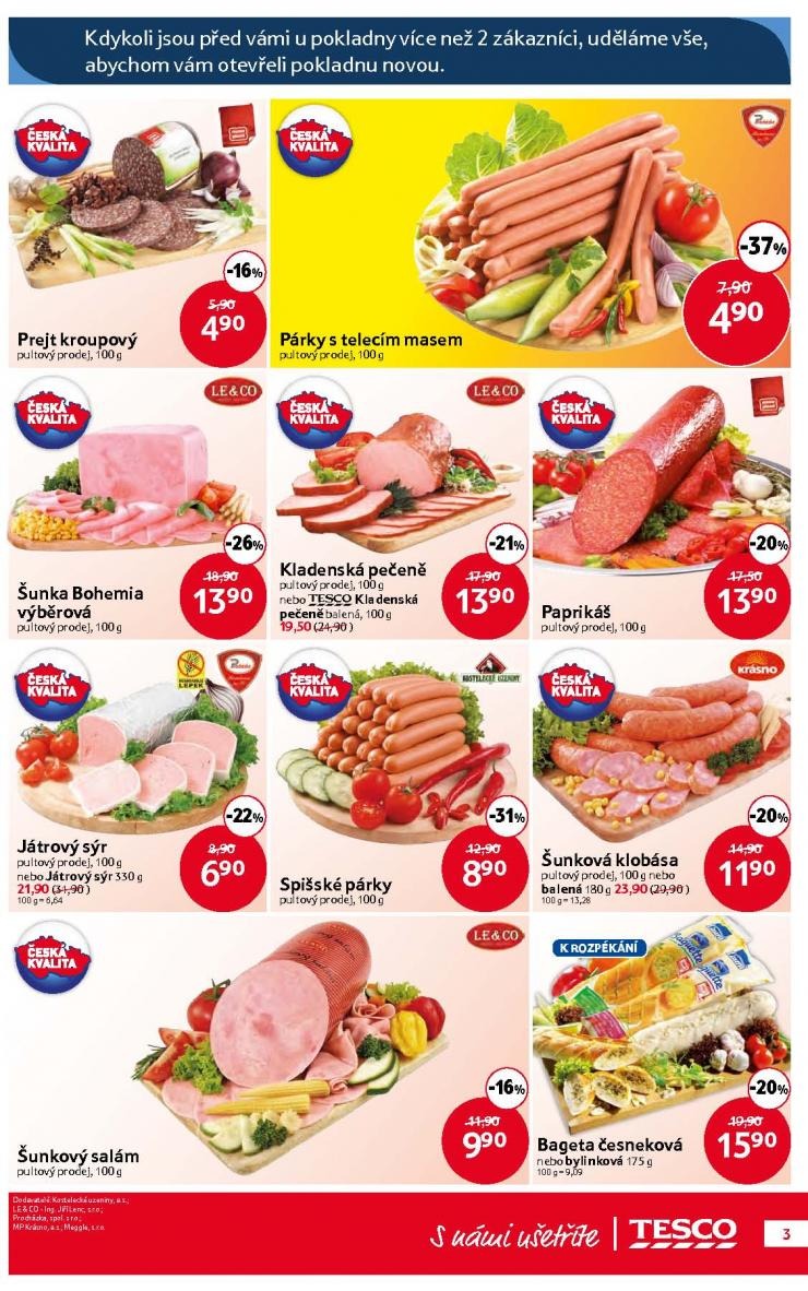 leták Tesco strana 1 leták Tesco strana 1
