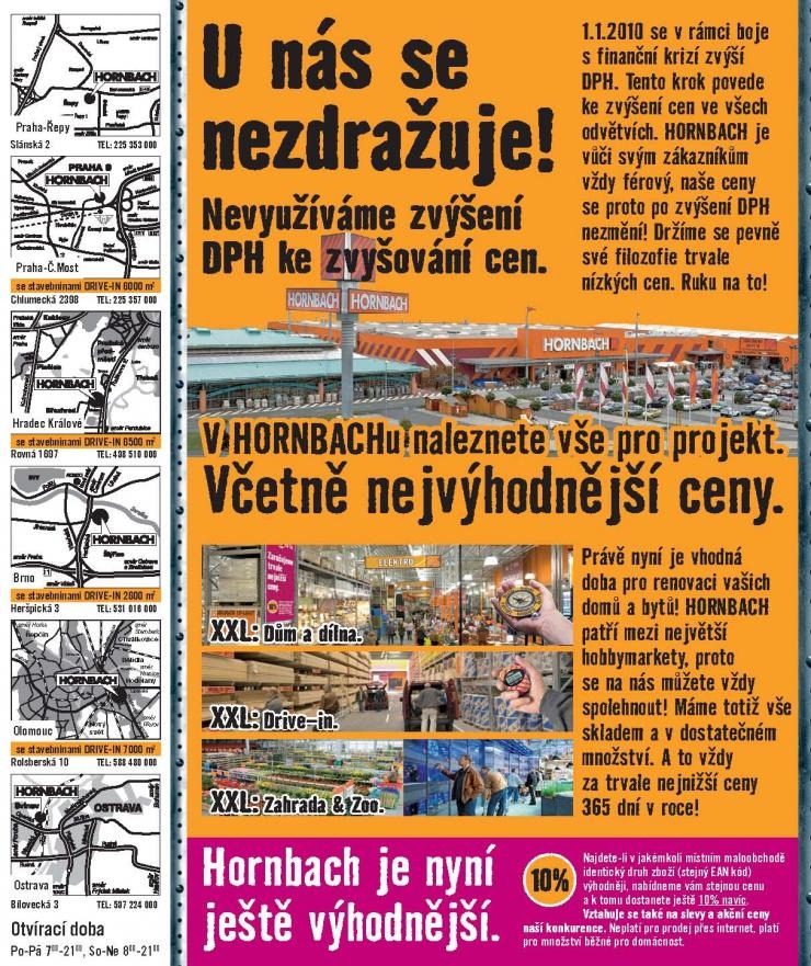 leták Hornbach strana 1 leták Hornbach strana 1