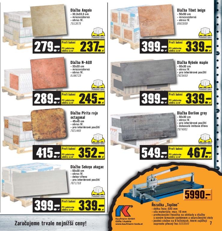 leták Hornbach strana 1 leták Hornbach strana 1