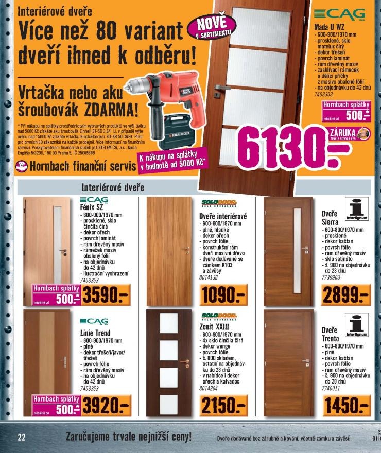 leták Hornbach strana 1 leták Hornbach strana 1