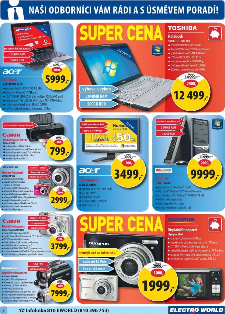 leták Electro world strana 1 leták Electro world strana 1