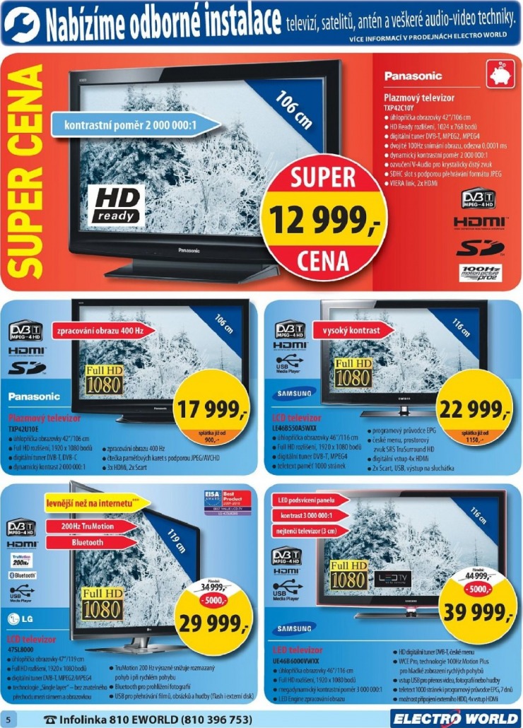 leták Electro world strana 1 leták Electro world strana 1