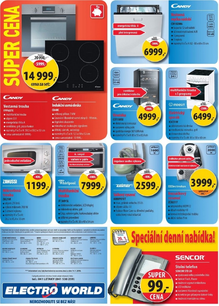 leták Electro world strana 1 leták Electro world strana 1