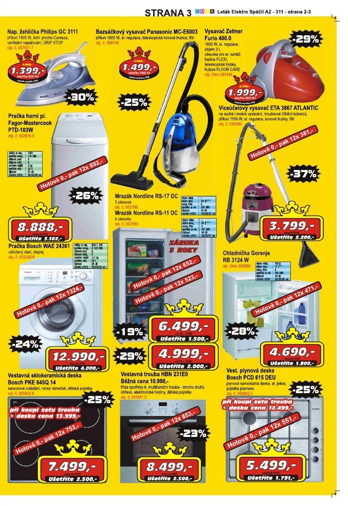 leták Elektro Spáčil strana 1 leták Elektro Spáčil strana 1
