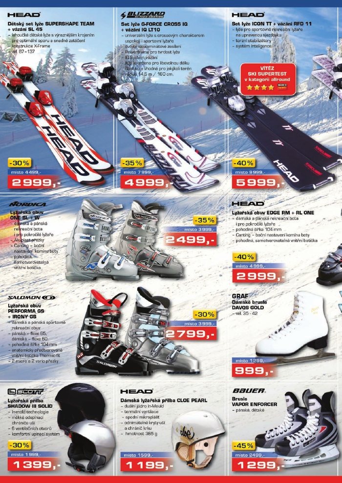 leták Sportisimo strana 1 leták Sportisimo strana 1