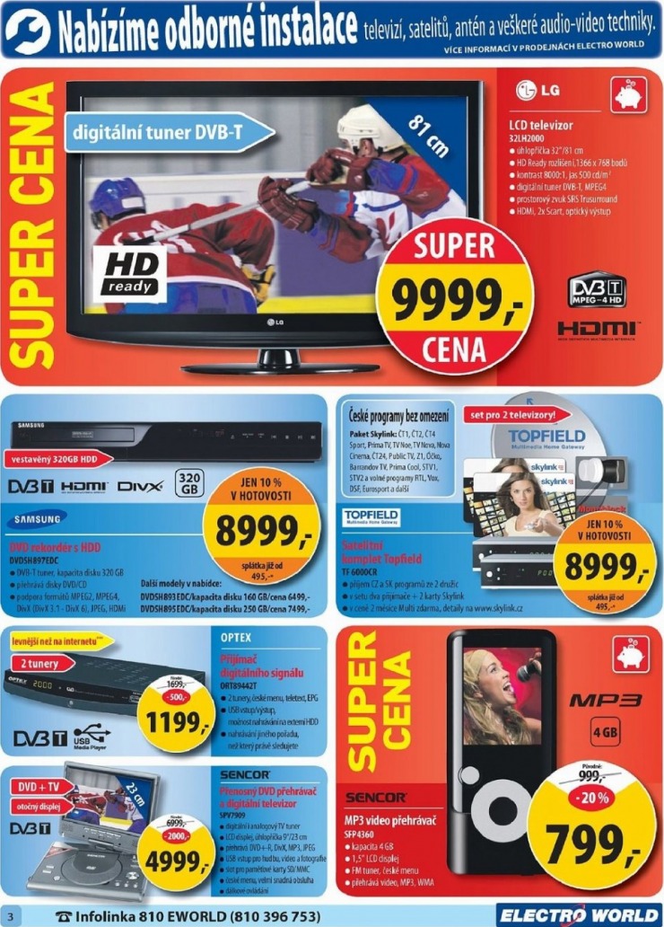 leták Electro world strana 1 leták Electro world strana 1