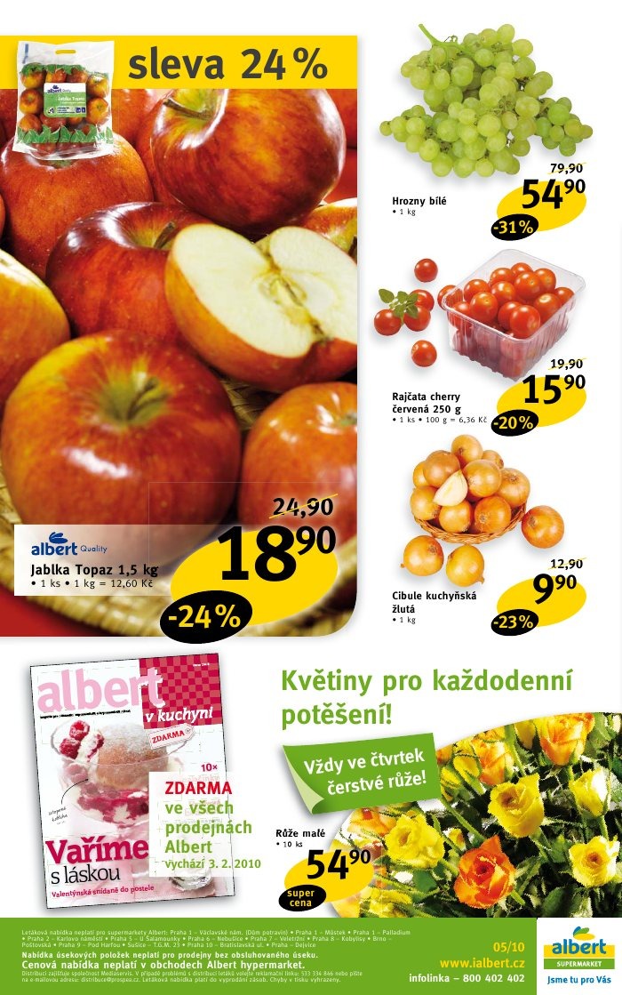 leták Albert strana 1 leták Albert strana 1