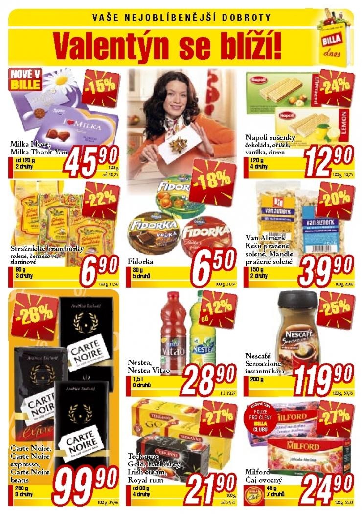 leták Billa strana 1 leták Billa strana 1