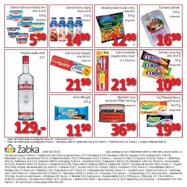leták Žabka strana 1 leták Žabka strana 1