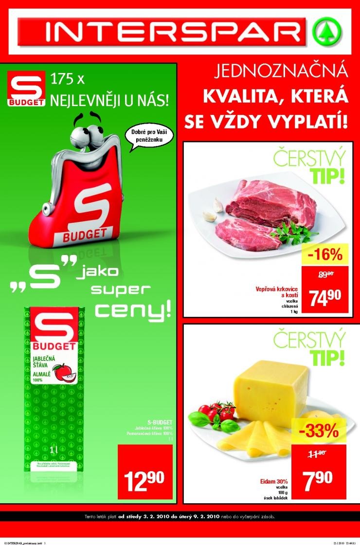 leták Interspar akční leták strana 1 leták Interspar akční leták strana 1
