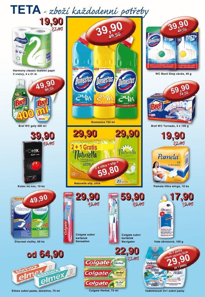 leták TETA drogerie strana 1 leták TETA drogerie strana 1