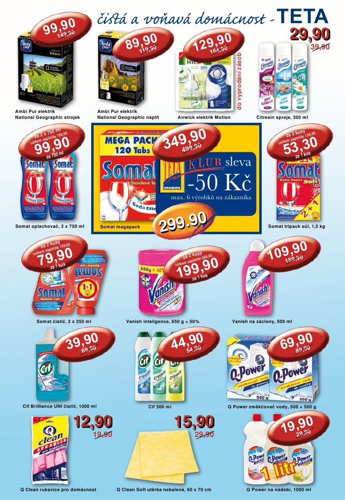 leták TETA drogerie strana 1 leták TETA drogerie strana 1