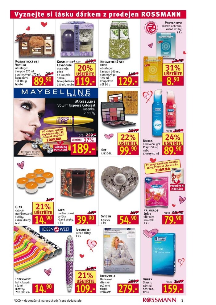 leták Rossmann strana 1 leták Rossmann strana 1