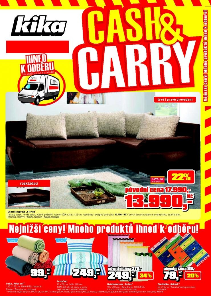 leták Kika nábytek strana 1 leták Kika nábytek strana 1