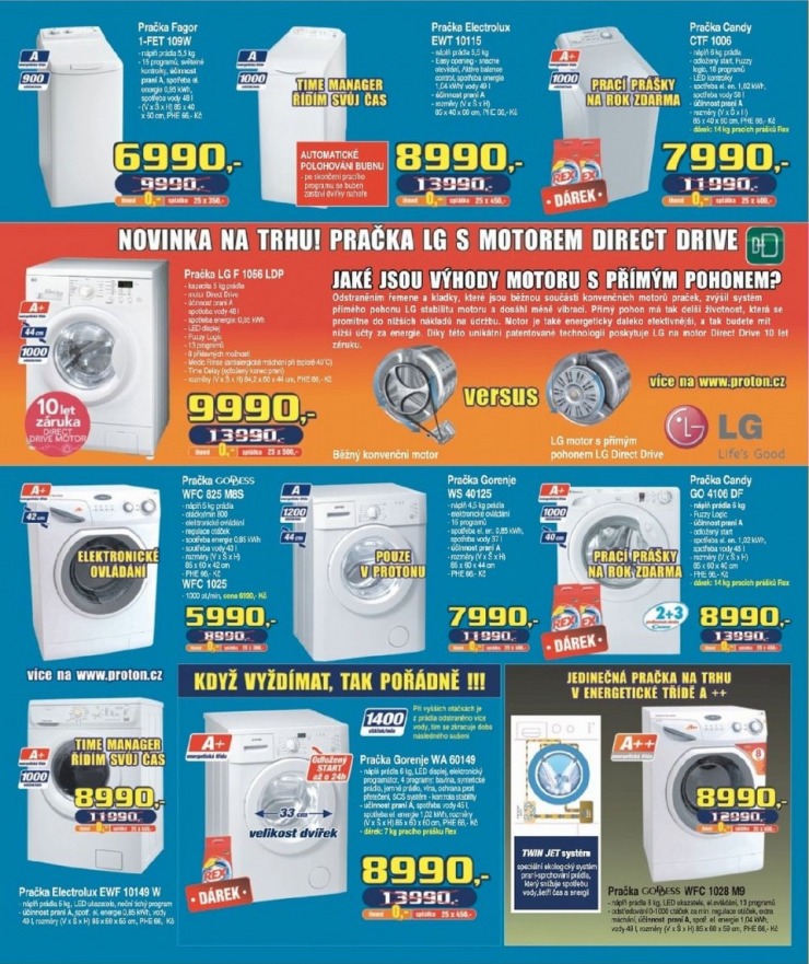 leták Proton strana 1 leták Proton strana 1