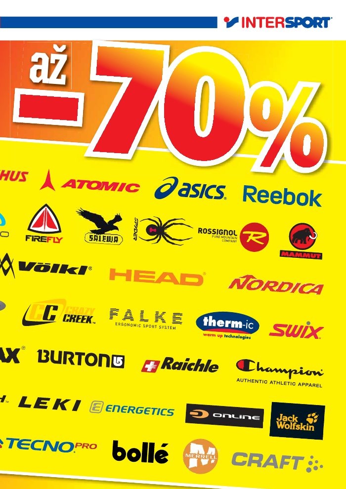 leták INTERSPORT strana 1 leták INTERSPORT strana 1