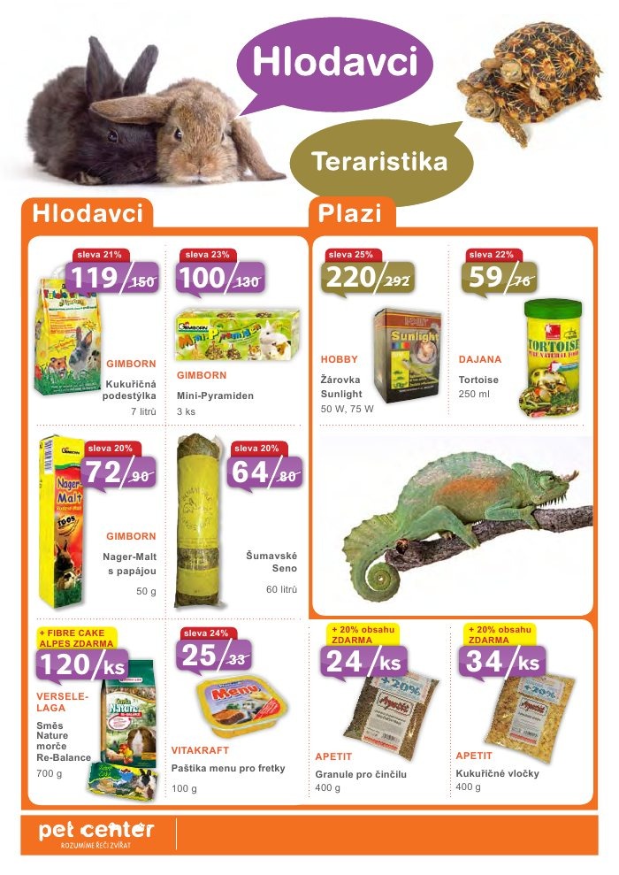 leták Pet Center strana 1 leták Pet Center strana 1