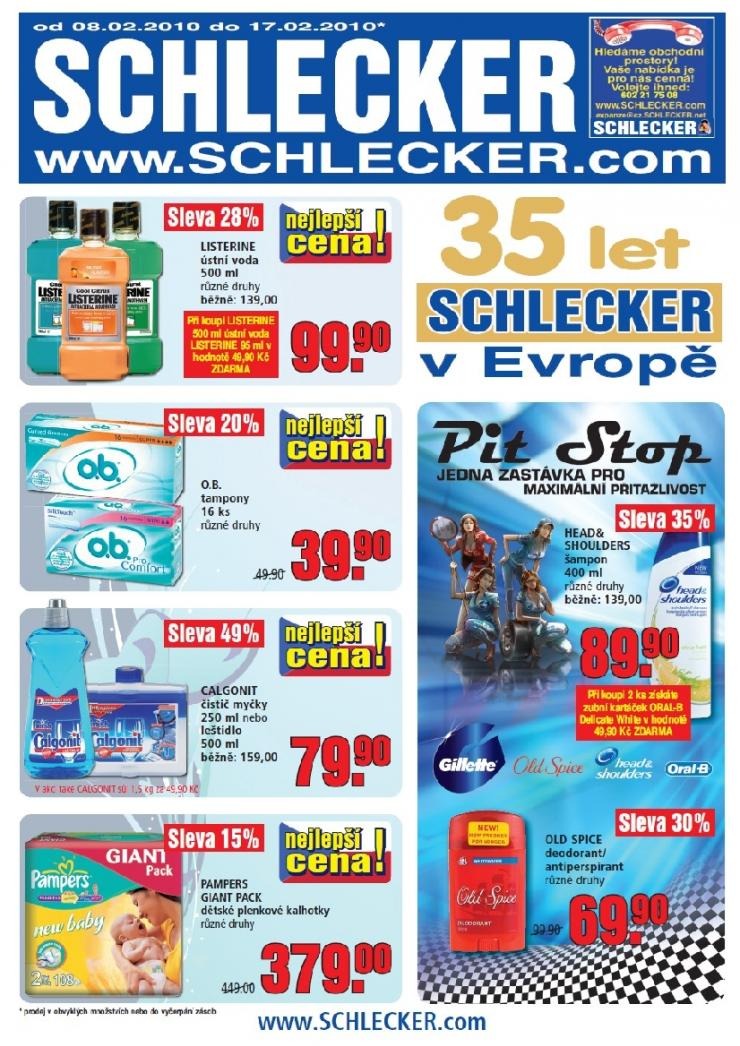leták Schlecker akční leták strana 1 leták Schlecker akční leták strana 1