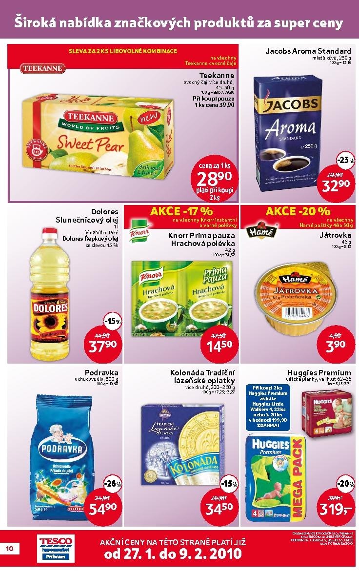 leták Tesco Příbram letáky strana 1 leták Tesco Příbram letáky strana 1