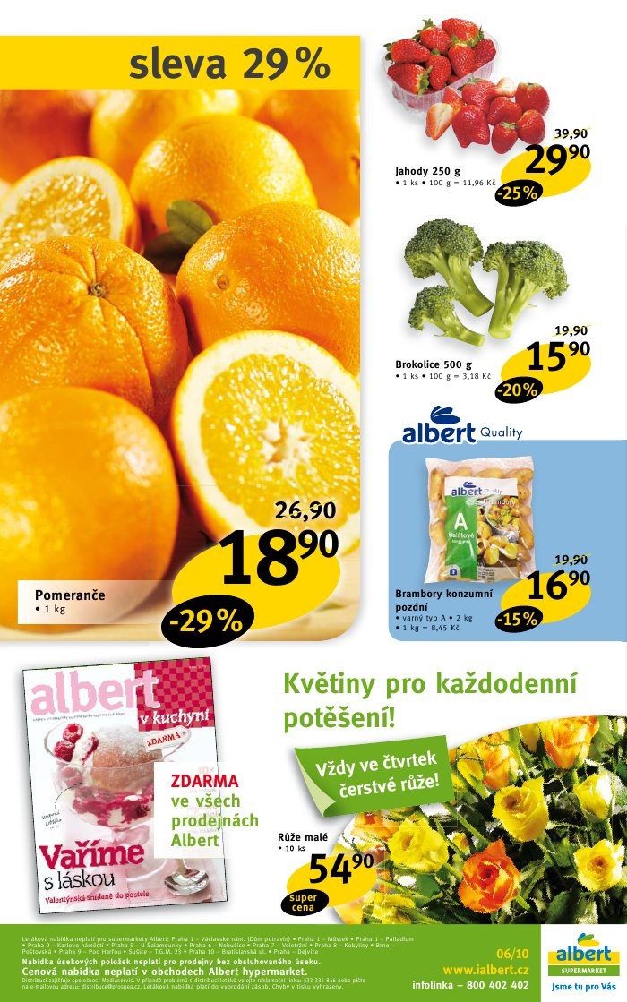 leták Albert strana 1 leták Albert strana 1