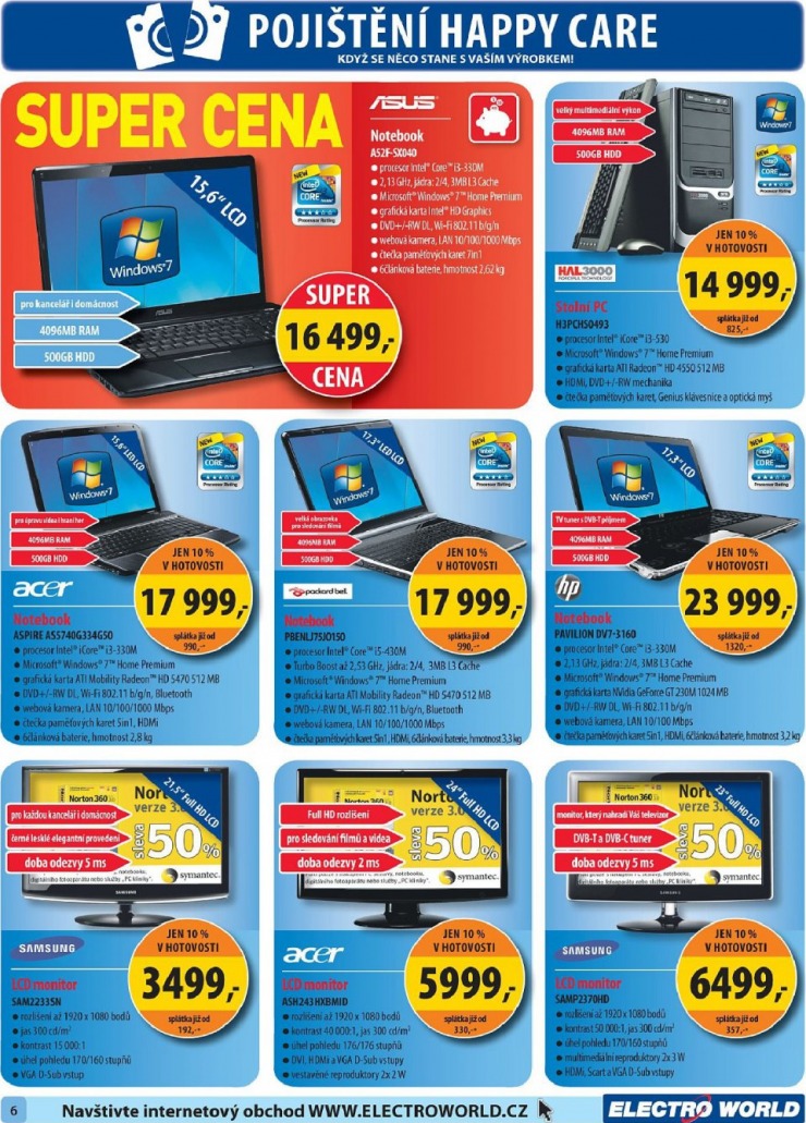 leták Electro world strana 1 leták Electro world strana 1