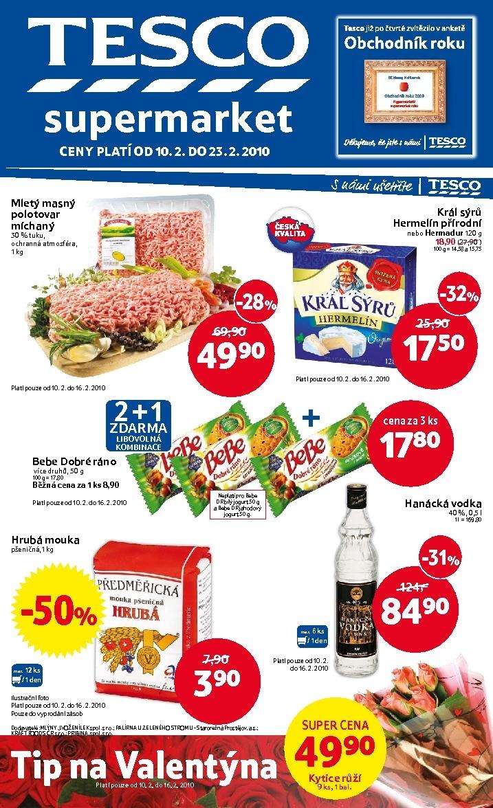 letk Tesco supermarket letky strana 1