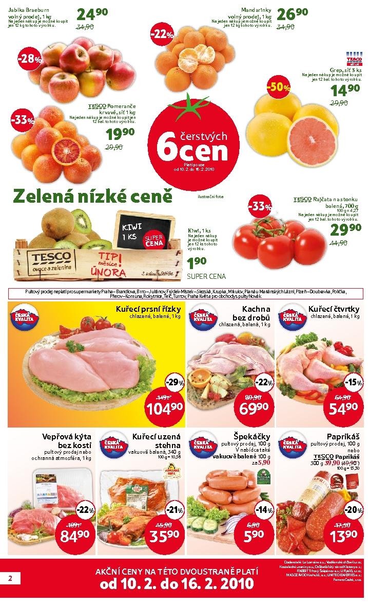 letk Tesco supermarket letky strana 1