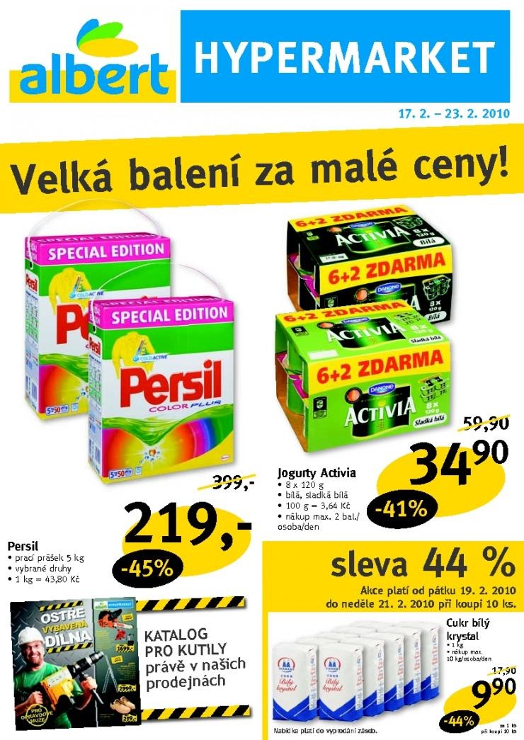 leták Albert Hypermarket akční leták strana 1 leták Albert Hypermarket akční leták strana 1
