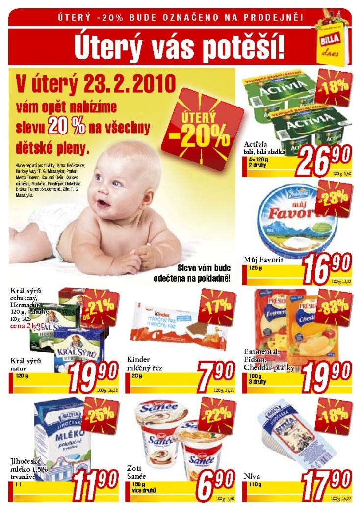leták Billa aktuální letáky strana 1 leták Billa aktuální letáky strana 1