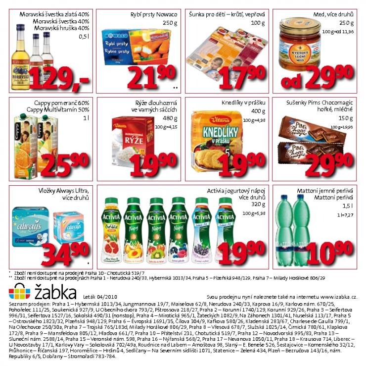 leták Žabka leták strana 1 leták Žabka leták strana 1
