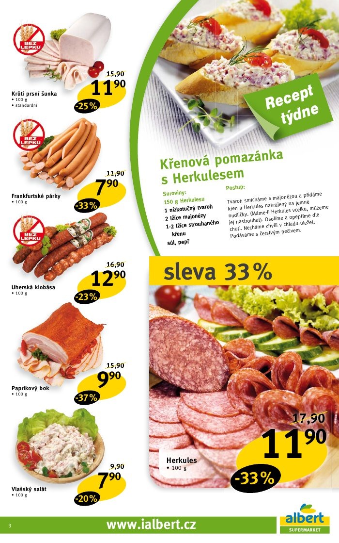 leták Albert strana 1 leták Albert strana 1
