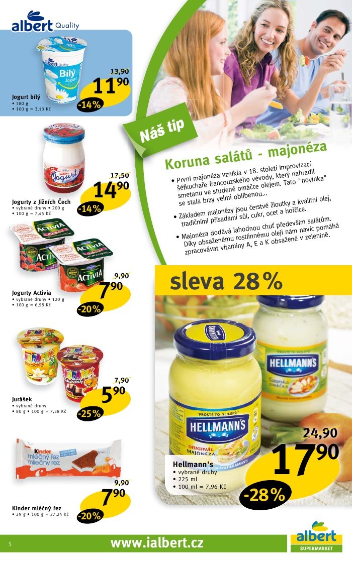 leták Albert strana 1 leták Albert strana 1